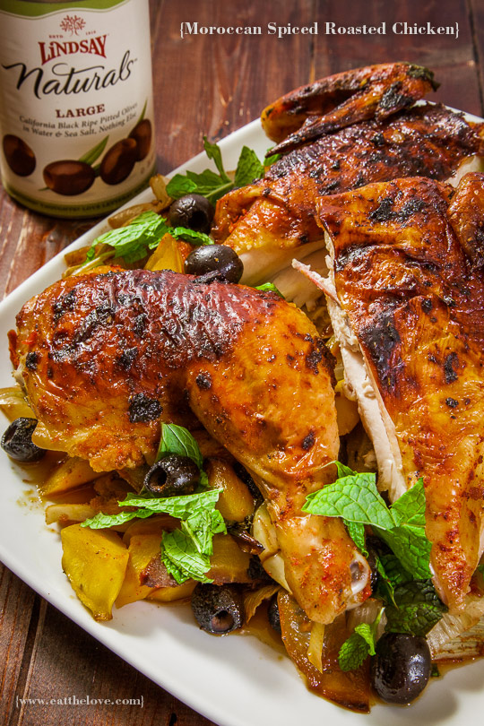Moroccan Spiced Chicken | Moroccan Roast Chicken | Eat the Love