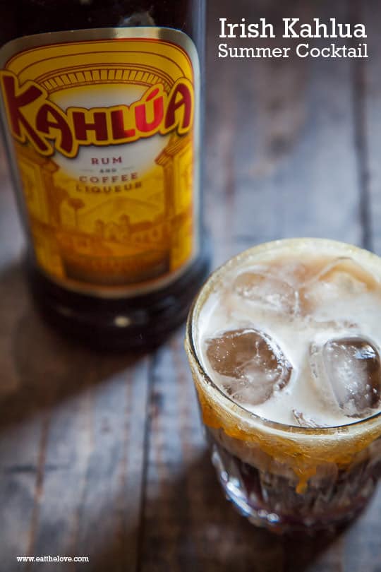 Irish Kahlua Summer Cocktail