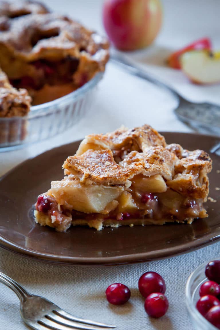 Apple Cranberry Pie | Apple Cranberry Pie Recipe | Eat the Love
