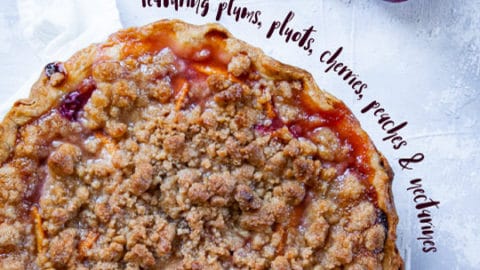 Nectarine, Plum, and Raspberry Pie Recipe