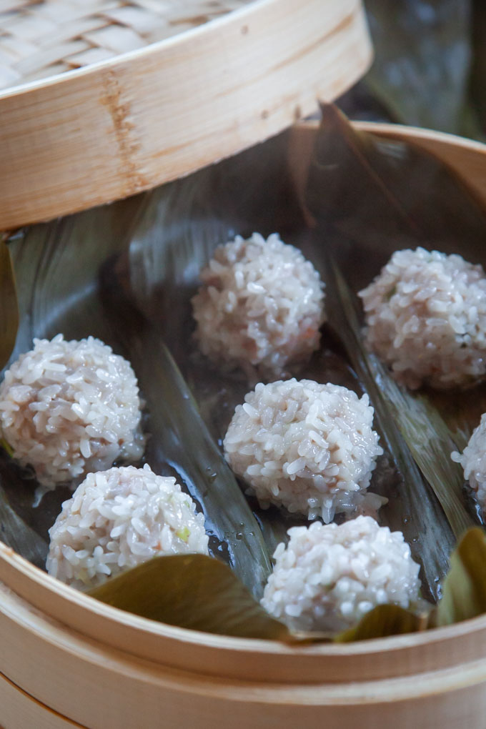 Pearl Meatballs | Chinese Pearl Meatballs | Eat the Love