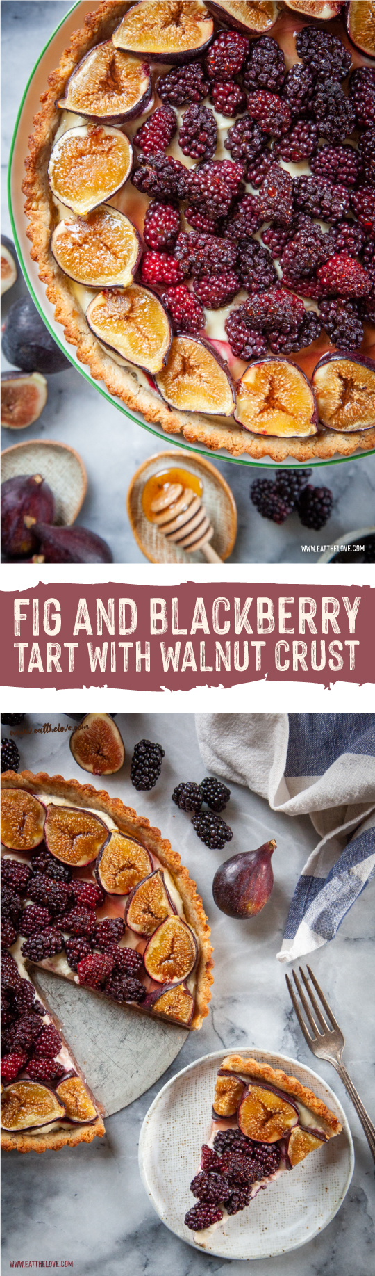 Fig, Blackberry and Goat Cheese Tart with Walnut Crust [Sponsored Post ...