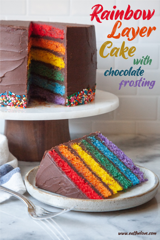Rainbow Layer Cake, Rainbow Cake Recipe